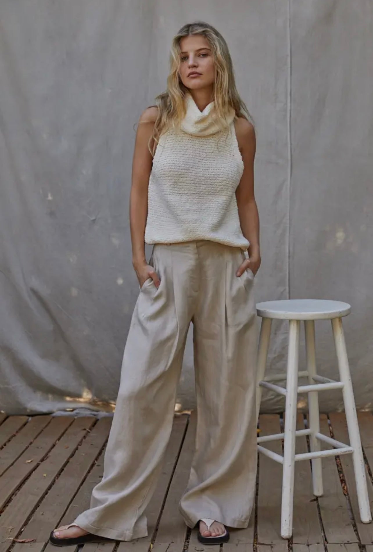Willow Top in Ivory