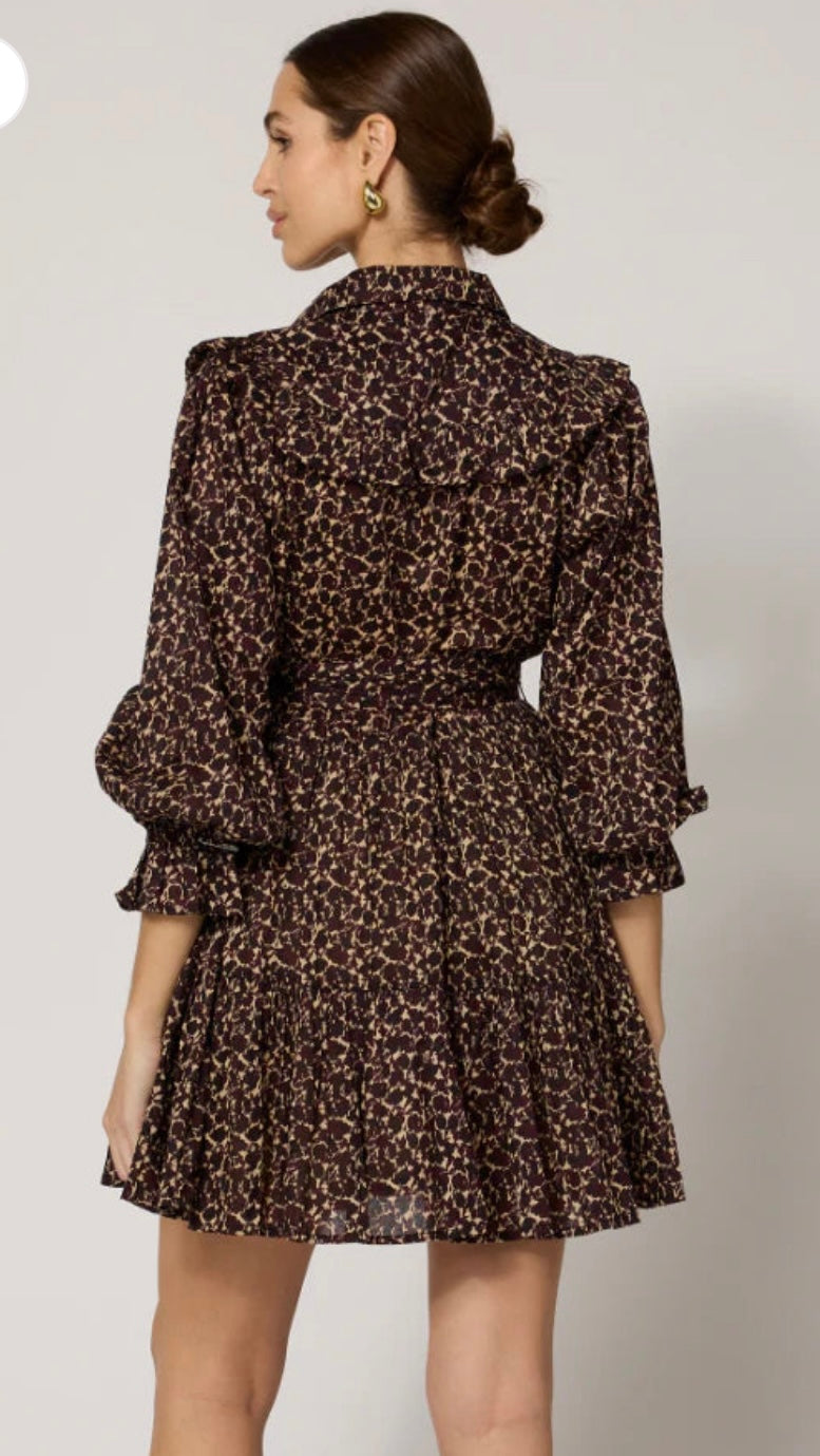 Cleobella Lotte Mini Dress in Medici