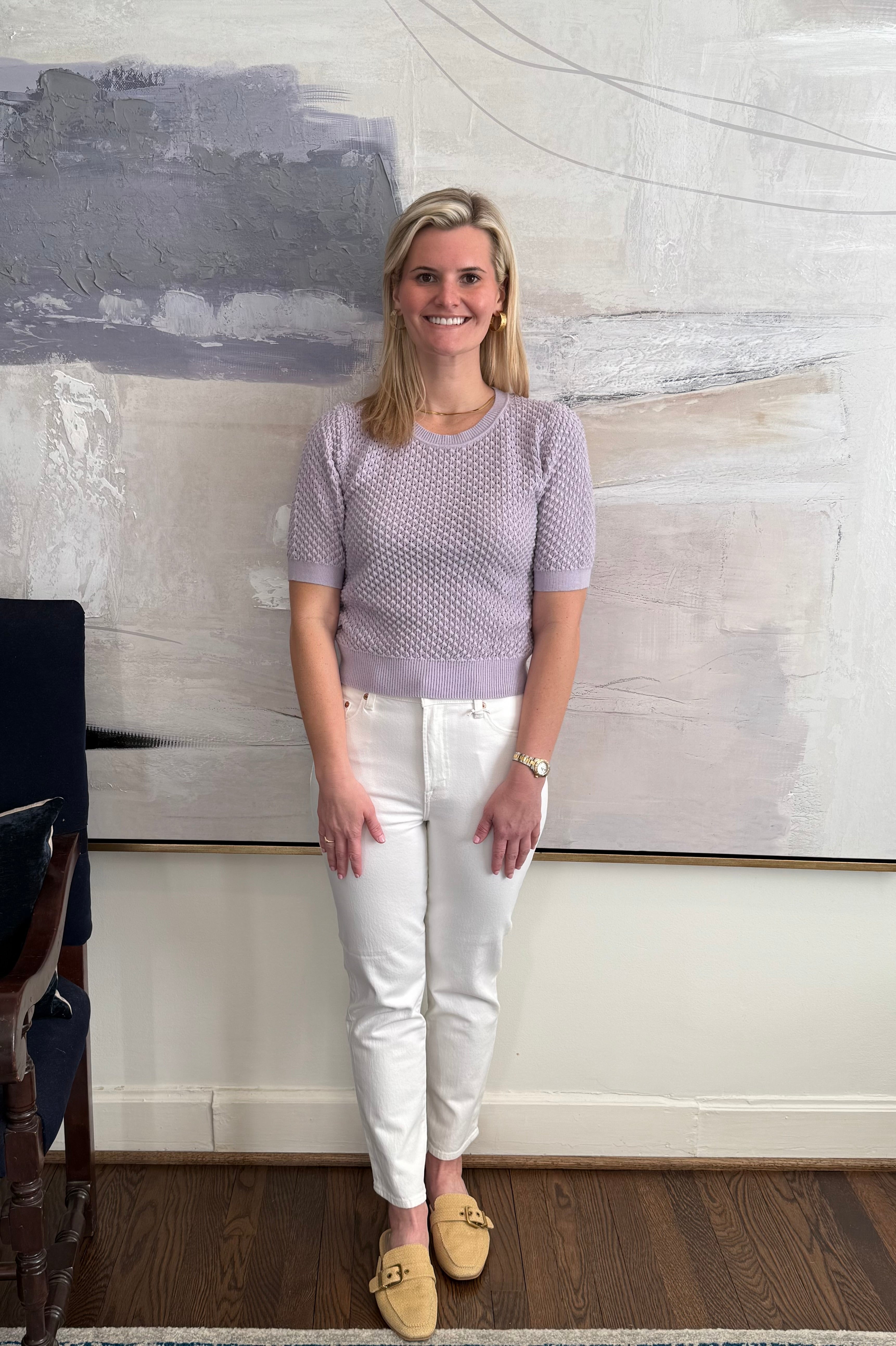 Elise Top in Lavender