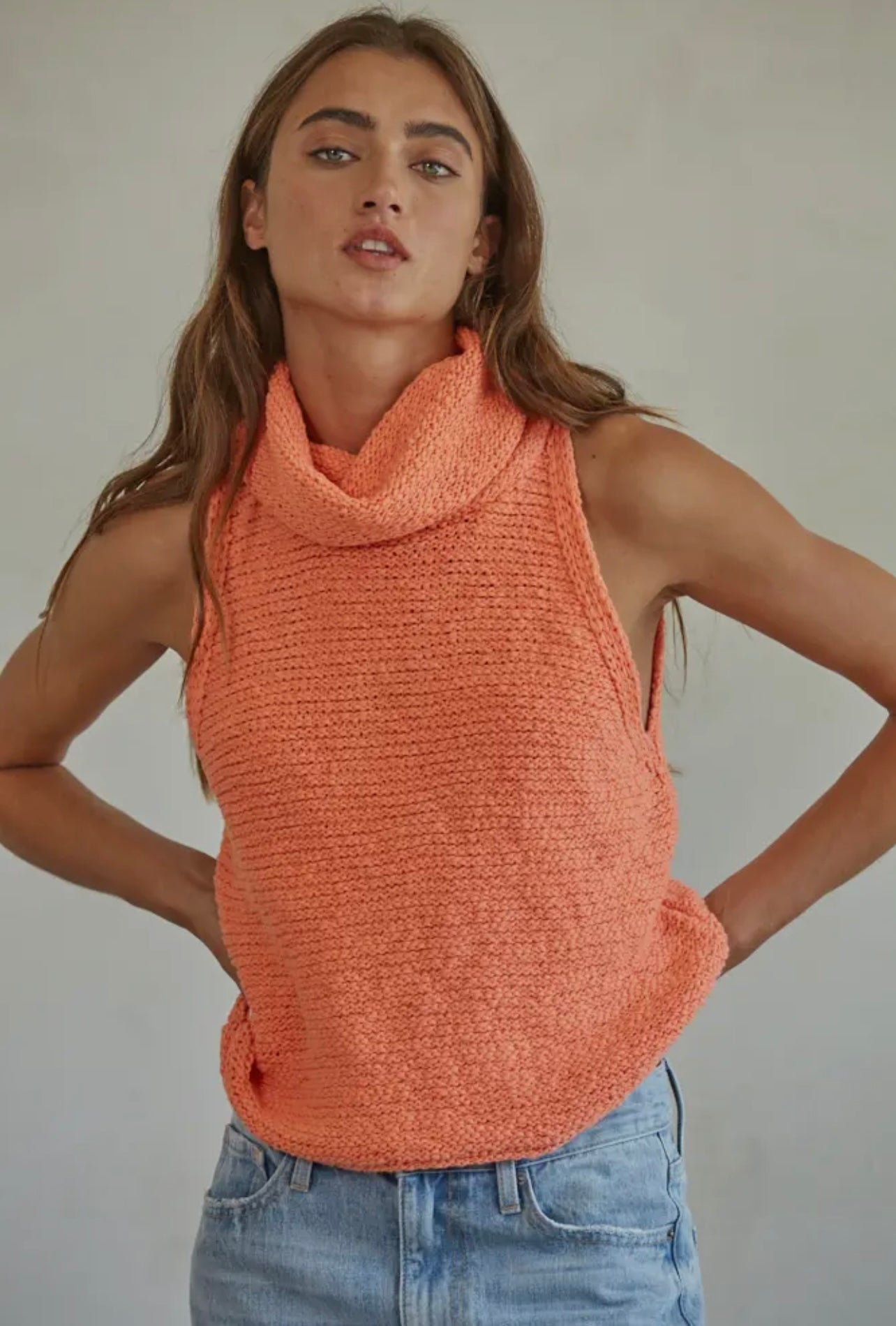 Willow Top in Salmon